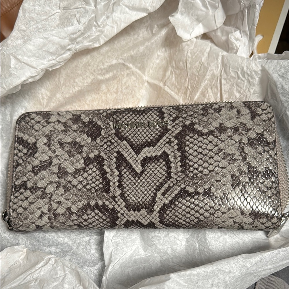 Michael Kors Snake Print Clutch
